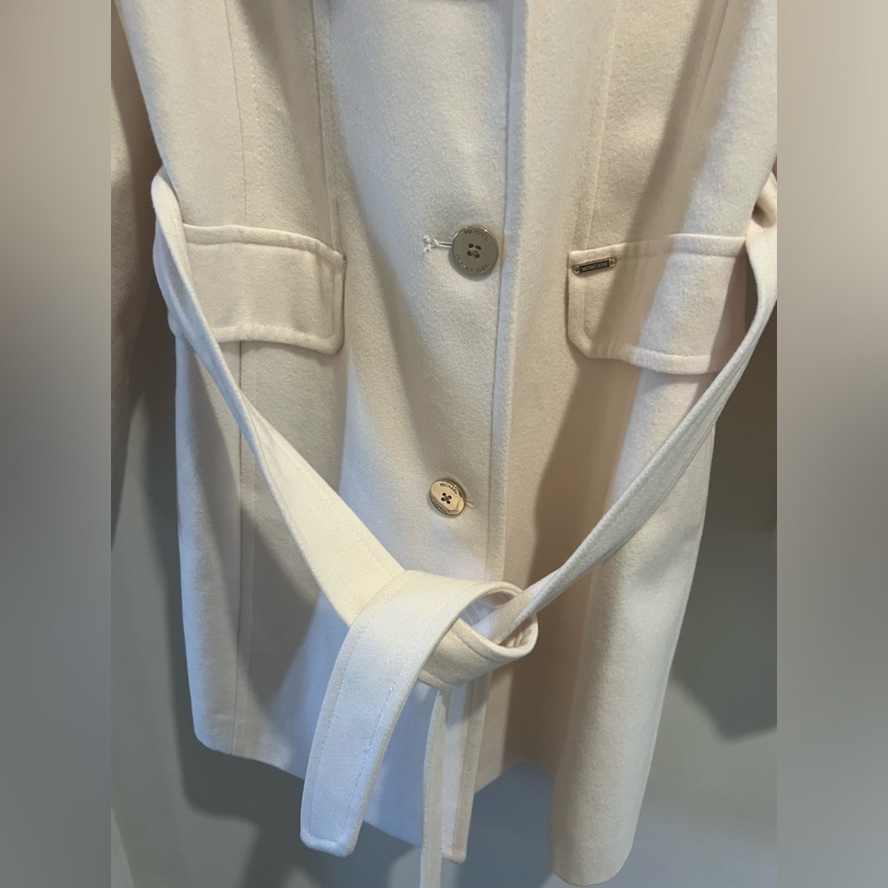 Michael Kors Hooded Belted Walker Coat - Picture 5 of 13
